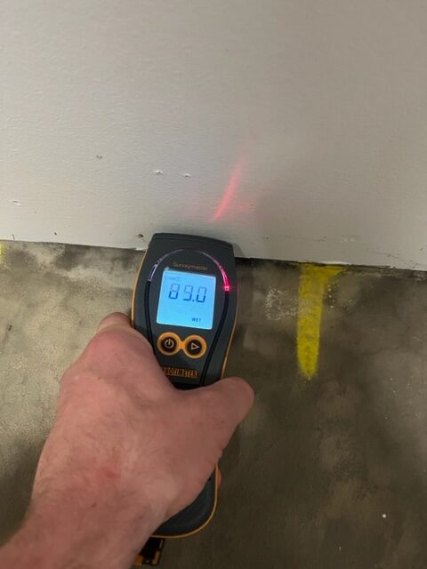 moisture meter tool used during mold a inspection and mold testing long island